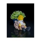 Turansoycraft Cüce Bahçe Cini - Uykucu Saksı 13 Cm