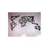 Turansoycraft Dünya Haritası Duvar Dekoru (Toplam 100 Cm Genişlik)