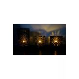Turansoycraft Etnik Desenli 3'Lü Tealight Mumluk Set
