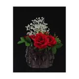 Turansoycraft Frank Dekoratif İskandinav Siyah Vazo 13Cm