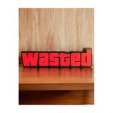 Turansoycraft Gta Wasted Obje Wasted Yazılı Dekoratif Obje 25Cm Genişlik