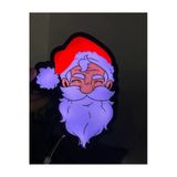 Turansoycraft Işıklı Noel Baba Süsü, 17Cm, Kırmızı Renkli Yılbaşı Dekoru
