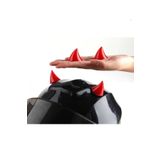 TuransoyCraft Kırmızı Kask Boynuzu Kask Aksesuarı Sağ Sol Takım