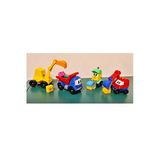 TuransoyCraft Küçük Kamyon Leo - Leo Lastwagen Leo The Truck 4'lü Oyuncak Seti