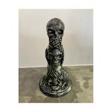 Turansoycraft Skull Kafatası Görmedim Duymadım Bilmiyorum Dekoratif Obje Büyük Boy