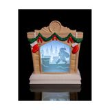 Turansoycraft Yılbaşı Süsü Şömine Led Lamba Yılbaşı Süsü Led Lamba Büyük Boy 20Cm