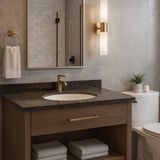Turavit Hilton Oval Tezgah Altı Lavabo 37X47 cm 5017 - Çok Renkli