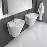 Turavit Minia Monoblok Batarya Delikli Beyaz Lavabo Mn5027