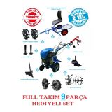 Turbo 930-D Pro Dizel Çapa Makinası 70, Beygir Dökümgövde 24X Bıçaklı,4 Vites Full Set 8 Parça