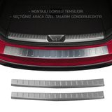 Turbo Aksesuar Hyundai i20 Arka Tampon Eşiği - Krom (2 Parça) | 2014-2018 Arası