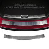 Turbo Aksesuar Seat Leon Arka Tampon Eşiği - Krom | 2012-2020 Arası