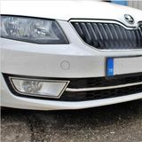 Turbo Aksesuar Skoda Octavia (A7) Sis Far Çerçevesi - Krom (2 Parça) | 2013-2016 Arası, SD/SW