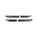 Turbo Aksesuar VW Passat B8 Çamurluk Çıtası - Krom+Plastik, Mavi, R-Line (4 Parça) | 2015 ve Sonrası, SD