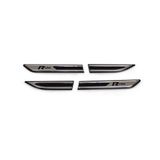 Turbo Aksesuar VW Passat B8 Çamurluk Çıtası - Krom+Plastik, Siyah, R-Line (4 Parça) | 2015 ve Sonrası, SD