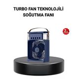 Turbo Fan Teknolojili Sessiz Güçlü Soğutma Masası Vantilatör