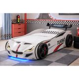 Turbo Gt1 Ledli Arabalı Yatak, Beyaz, 100X190