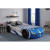 Turbo Gt1 Ledli Arabalı Yatak, Mavi, 100X190