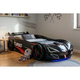 Turbo Gt1 Ledli Arabalı Yatak, Siyah, 100X190