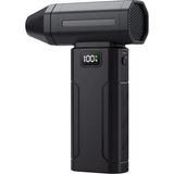 Turbo Jet Fan - Çok Amaçlı Yüksek Güçlü El Fanı - 5 Kademeli Hız Ayarı, USB-C Şarjlı, LED Aydınlatma - Bilgisayar Toz Temizleme, Mangal Yakma ve Dış Mekan İçin Güçlü Hava Üfleyici