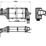 TURBO RADYATORU ASTRA G Y17DT NRF 30427