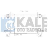 Turbo Radyatörü Intercooler Doblo 1.9 Jtd 01 500x70x85 Al Al Sistem