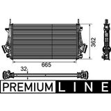 Turbo Radyatörü Intercooler Insıgnıa A 09 17 1.6 Cdtı Let-Dth-Dtj 2.0 Dth-Nft-Nht-Dtr Al/Pl/Brz 2.8 Net-Ner 665X361.7x32
