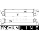 TURBO RADYATORU NISSAN NV300 VIVARO TRAFFIC III 1.6 CDTI 14- NV300 MAHLE CI 31 000P
