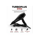 TURBOPLUS 3700 Profesyonel Kuaför Tipi Yüksek Performanslı Fön Makinesi - Kuaför Salon Serisi