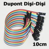 Turbosepet 10Cm Dupont Dişi - Dişi Kablo Jumper Kablo Breadboard Kablosu