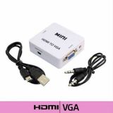 Turbosepet Hdmi To Vga Adaptör Full Hd 1080P Görüntü + Ses Aktarma 259900202