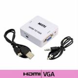 Turbosepet Hdmi To Vga Adaptör Full Hd 1080P Görüntü + Ses Aktarma 552903626