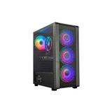 TURBOX Master Yi 4x12cm Argb Kumandalı USB 3.0 ATX Mesh Panel Gaming Bilgisayar Kasası