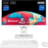 Turbox TAX1722 I7 12700 16GB Ddr5 256GB Nvme 23.8 Inç Fhd Pivot Wifi Bt Webcam WIN11 Uyumlu Aıo Pc