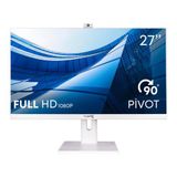Turbox Tax1863 İ5 14500 16Gb Ddr4 Ram 512Gb Nvme 27 İnç Fhd Beyaz Pivot Bt Webcam Wifi All İn One Pc