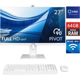 Turbox TAXPRO53 I7 13700 64GB Ddr4 1tb SSD 27 Inç Fhd Beyaz Bth Webcam Wifi All In One Pc