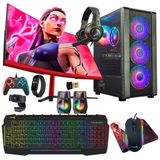 Turbox TX5417 i5-6400 16GB RAM 512GB SSD 4GB RX550 FreeDOS 23.6 inç Monitör Oyun Bilgisayarı