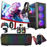 Turbox TX5419 i5-6400 16GB RAM 512GB SSD 4GB RX560 FreeDOS 23.6 inç Monitör Oyun Bilgisayarı