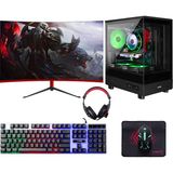 Turbox Tx6085 İ7 6700 16Gb Ddr4 512Gb Ssd 4Gb Gtx750ti 23.6 Curved Oyun Hazır Sistem