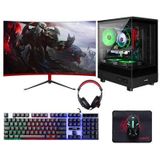 Turbox Tx6091 İ7 7700 16Gb Ddr4 512Gb Ssd 4Gb Rx560 23.6 100Hz Curved Oyun Hazır Sistem