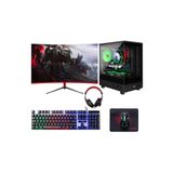 TURBOX Tx6092 i7 7700 16GB DDR4 512GB SSD 8GB RX580 23.6 Curved Masaüstü Oyun Bilgisayarı