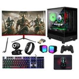 Turbox Tx6201 İ7 7700 16Gb Ram 512Gb Ssd 8Gb Rx580 23.6 Curved Oyuncu Masaüstü Bilgisayarı