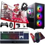 Turbox Tx90 Mega i5 3470 16GB Ram 256GB SSD 4GB RX560 23.6 inç Curved Monitör Oyuncu Masaüstü Bilgisayarı - Siyah