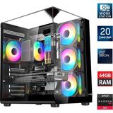 Turbox Xeon E5 2650 V3 Server Işlemci 20 Çekirdek 64GB Ddr4 1tb Nvme 8gb RX580 Workstation Oem Paket - FreeDos