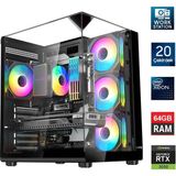 Turbox Xeon E5 2650 V3 Server Işlemcili 20 Çekirdek 64GB Ddr4 1tb Nvme RTX3050 Workstation Oem Paket - FreeDos