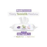 Turco Doğadan Pratik Temizlik Turco Doğadan Pratik Yüzey Temizlik Havlusu Lavanta 2X100 (200 Yaprak)