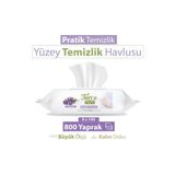 Turco Doğadan Pratik Temizlik Turco Doğadan Pratik Yüzey Temizlik Havlusu Lavanta 8x100 (800 YAPRAK)