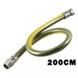 Turconn Doğalgaz Hortumu Flex Çelik Örgülü 200 Cm