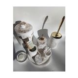 Ture Concept Banyo Seti Tepsi , Çöp Kovası,tuvalet Fırçası, Sıvı Sabunluk,tepsi