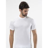 Türen 103 O Yaka Erkek Fanila,%100 Pamuk, Beyaz, 2XL