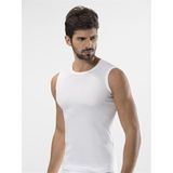 Türen 134 Spor O Yaka Erkek Atlet, Beyaz, 2XL